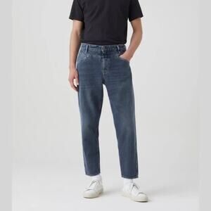 Closed Men X-Lent Tapered Jean 32 Rigid Denim Italy Seam Detailing 31" Inseam